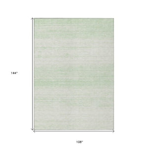 Homeroots 3' Black Ivory And Gray Striped Indoor Outdoor Area Rug - Stylish, Washable, And Stain Resistant! 9' X 12' Polyester 589702