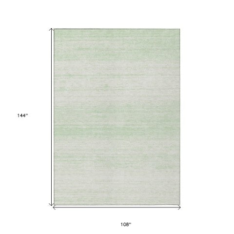 Homeroots 3' Black Ivory And Gray Striped Indoor Outdoor Area Rug - Stylish, Washable, And Stain Resistant! 9' X 12' Polyester 589702