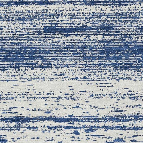 Homeroots 3' Black Ivory And Gray Striped Indoor Outdoor Area Rug - Stylish, Washable, And Stain Resistant! 3' X 5' Polyester 589704