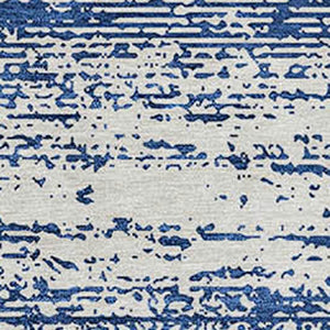 Homeroots 3' Black Ivory And Gray Striped Indoor Outdoor Area Rug - Stylish, Washable, And Stain Resistant! 8' Round Polyester 589706