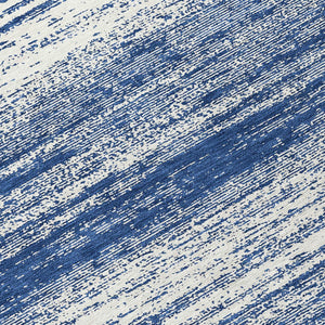 Homeroots 3' Black Ivory And Gray Striped Indoor Outdoor Area Rug - Stylish, Washable, And Stain Resistant! 8' Round Polyester 589706