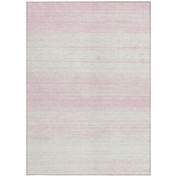 Homeroots 3' Black Ivory And Gray Striped Indoor Outdoor Area Rug - Stylish, Washable, And Stain Resistant! 3' X 5' Polyester 589710