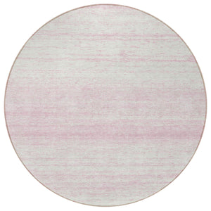 Homeroots 3' Black Ivory And Gray Striped Indoor Outdoor Area Rug - Stylish, Washable, And Stain Resistant! 8' Round Polyester 589712