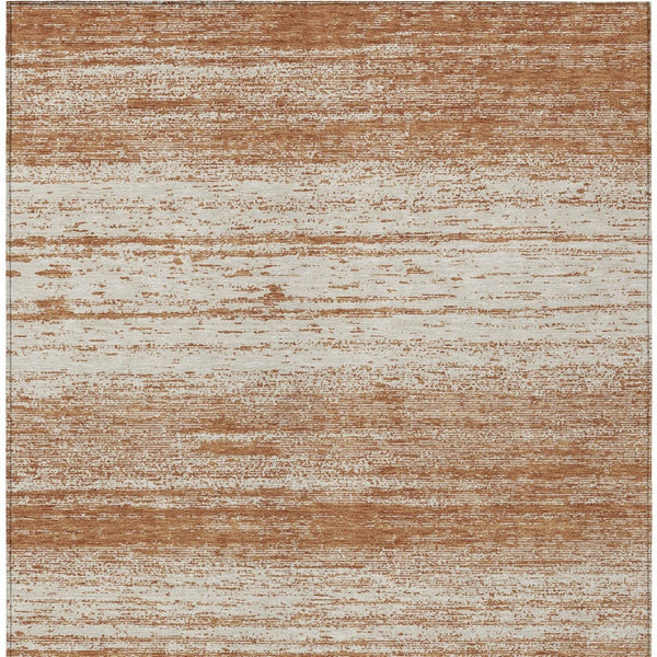 Homeroots 3' Black Ivory And Gray Striped Indoor Outdoor Area Rug - Stylish, Washable, And Stain Resistant! 8' X 10' Polyester 589719