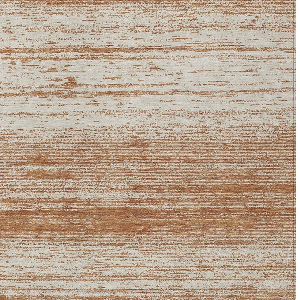 Homeroots 3' Black Ivory And Gray Striped Indoor Outdoor Area Rug - Stylish, Washable, And Stain Resistant! 8' X 10' Polyester 589719