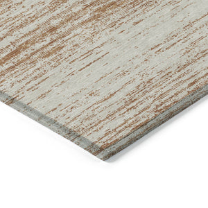 Homeroots 3' Black Ivory And Gray Striped Indoor Outdoor Area Rug - Stylish, Washable, And Stain Resistant! 10' X 14' Polyester 589721