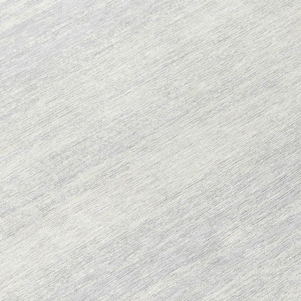 Homeroots 3' Black Ivory And Gray Striped Indoor Outdoor Area Rug - Stylish, Washable, And Stain Resistant! 8' Round Polyester 589730