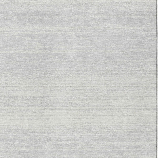Homeroots 3' Black Ivory And Gray Striped Indoor Outdoor Area Rug - Stylish, Washable, And Stain Resistant! 9' X 12' Polyester 589732