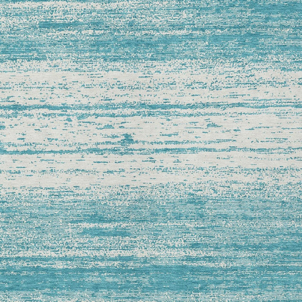 Homeroots 3' Black Ivory And Gray Striped Indoor Outdoor Area Rug - Stylish, Washable, And Stain Resistant! 3' X 5' Polyester 589734