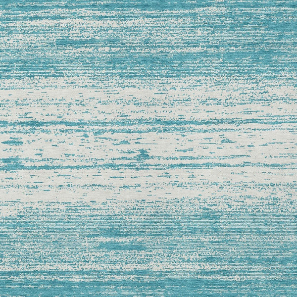 Homeroots 3' Black Ivory And Gray Striped Indoor Outdoor Area Rug - Stylish, Washable, And Stain Resistant! 5' X 8' Polyester 589735