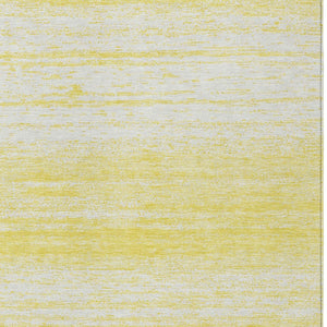 Homeroots 3' Black Ivory And Gray Striped Indoor Outdoor Area Rug - Stylish, Washable, And Stain Resistant! 8' X 10' Polyester 589749