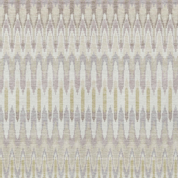 Homeroots 3' Beige Taupe And Gold Southwestern Indoor Outdoor Area Rug - Durable, Washable, Stylish Decor 5' X 8' Polyester 589753