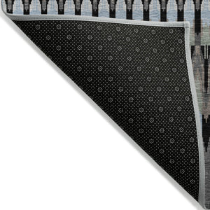 Homeroots 3' Beige Taupe And Gold Southwestern Indoor Outdoor Area Rug - Durable, Washable, Stylish Decor 3' X 5' Polyester 589758