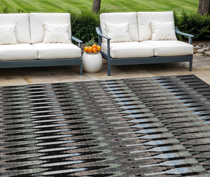 Homeroots 3' Beige Taupe And Gold Southwestern Indoor Outdoor Area Rug - Durable, Washable, Stylish Decor 10' X 14' Polyester 589763