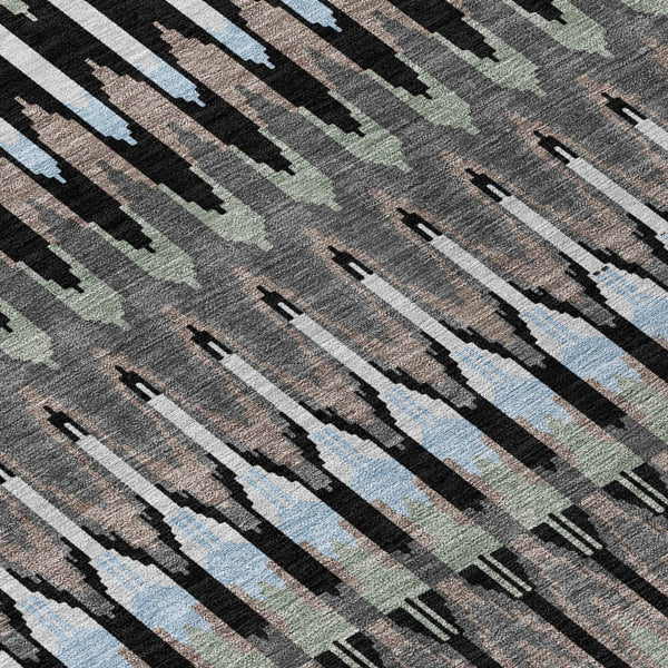 Homeroots 3' Beige Taupe And Gold Southwestern Indoor Outdoor Area Rug - Durable, Washable, Stylish Decor 10' X 14' Polyester 589763