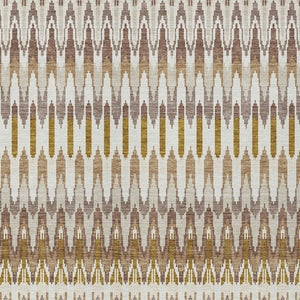 Homeroots 3' Beige Taupe And Gold Southwestern Indoor Outdoor Area Rug - Durable, Washable, Stylish Decor 10' X 14' Polyester 589769