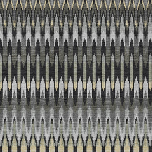 Homeroots 3' Beige Taupe And Gold Southwestern Indoor Outdoor Area Rug - Durable, Washable, Stylish Decor 8' X 10' Polyester 589773