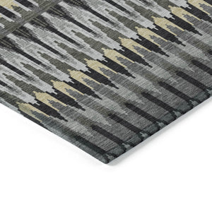 Homeroots 3' Beige Taupe And Gold Southwestern Indoor Outdoor Area Rug - Durable, Washable, Stylish Decor 10' X 14' Polyester 589775