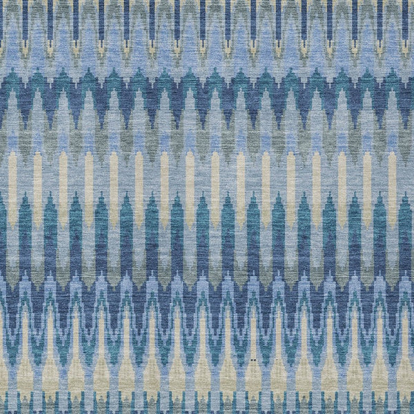 Homeroots 3' Beige Taupe And Gold Southwestern Indoor Outdoor Area Rug - Durable, Washable, Stylish Decor 5' X 8' Polyester 589777