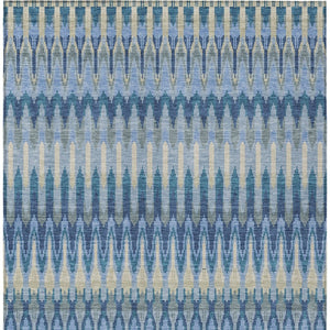 Homeroots 3' Beige Taupe And Gold Southwestern Indoor Outdoor Area Rug - Durable, Washable, Stylish Decor 8' X 10' Polyester 589779