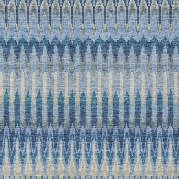 Homeroots 3' Beige Taupe And Gold Southwestern Indoor Outdoor Area Rug - Durable, Washable, Stylish Decor 8' X 10' Polyester 589779