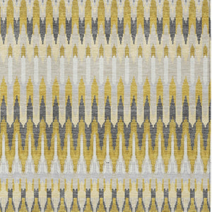 Homeroots 3' Beige Taupe And Gold Southwestern Indoor Outdoor Area Rug - Durable, Washable, Stylish Decor 10' X 14' Polyester 589793