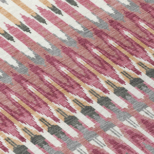 Homeroots 3' Beige Taupe And Gold Southwestern Indoor Outdoor Area Rug - Durable, Washable, Stylish Decor 8' Round Polyester 589808