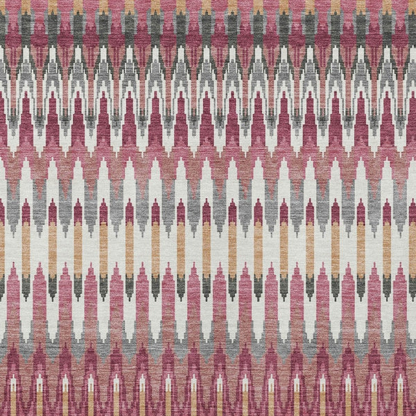 Homeroots 3' Beige Taupe And Gold Southwestern Indoor Outdoor Area Rug - Durable, Washable, Stylish Decor 8' X 10' Polyester 589809