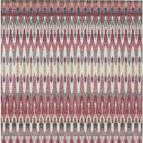 Homeroots 3' Beige Taupe And Gold Southwestern Indoor Outdoor Area Rug - Durable, Washable, Stylish Decor 10' X 14' Polyester 589811