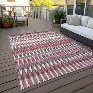 Homeroots 3' Beige Taupe And Gold Southwestern Indoor Outdoor Area Rug - Durable, Washable, Stylish Decor 10' X 14' Polyester 589811