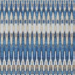 Homeroots 3' Beige Taupe And Gold Southwestern Indoor Outdoor Area Rug - Durable, Washable, Stylish Decor 8' X 10' Polyester 589815