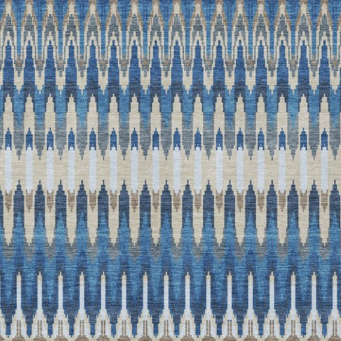 Homeroots 3' Beige Taupe And Gold Southwestern Indoor Outdoor Area Rug - Durable, Washable, Stylish Decor 10' X 14' Polyester 589817