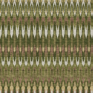 Homeroots 3' Beige Taupe And Gold Southwestern Indoor Outdoor Area Rug - Durable, Washable, Stylish Decor 5' X 8' Polyester 589819