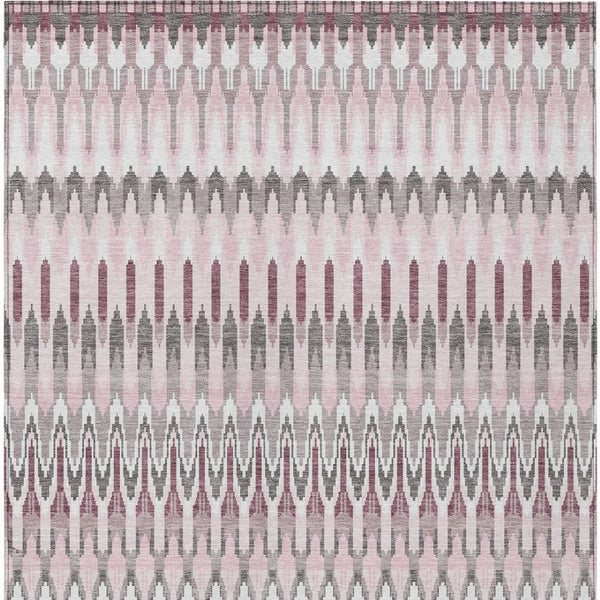 Homeroots 3' Beige Taupe And Gold Southwestern Indoor Outdoor Area Rug - Durable, Washable, Stylish Decor 5' X 8' Polyester 589825