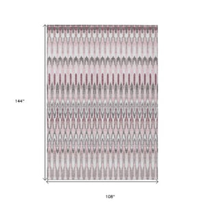 Homeroots 3' Beige Taupe And Gold Southwestern Indoor Outdoor Area Rug - Durable, Washable, Stylish Decor 9' X 12' Polyester 589828