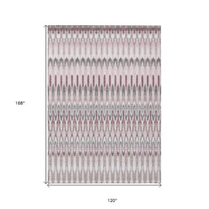 Homeroots 3' Beige Taupe And Gold Southwestern Indoor Outdoor Area Rug - Durable, Washable, Stylish Decor 10' X 14' Polyester 589829