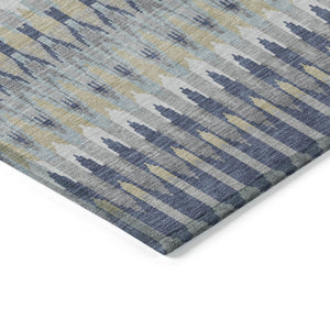 Homeroots 3' Beige Taupe And Gold Southwestern Indoor Outdoor Area Rug - Durable, Washable, Stylish Decor 10' X 14' Polyester 589835