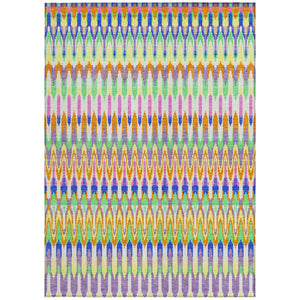 Homeroots 3' Beige Taupe And Gold Southwestern Indoor Outdoor Area Rug - Durable, Washable, Stylish Decor 5' X 8' Polyester 589843