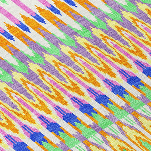 Homeroots 3' Beige Taupe And Gold Southwestern Indoor Outdoor Area Rug - Durable, Washable, Stylish Decor 8' X 10' Polyester 589845