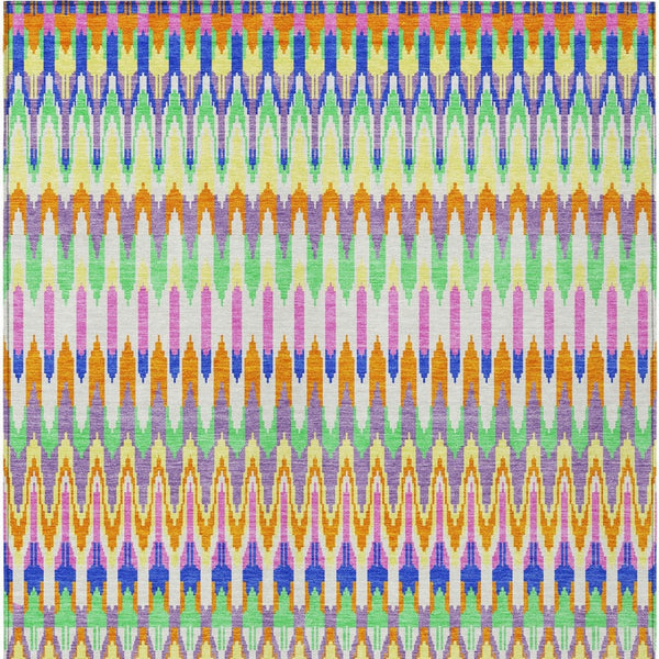 Homeroots 3' Beige Taupe And Gold Southwestern Indoor Outdoor Area Rug - Durable, Washable, Stylish Decor 10' X 14' Polyester 589847