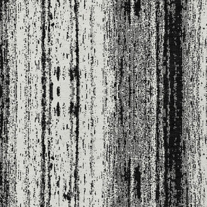 Homeroots 3' Artichoke Green And Ivory Striped Washable Indoor Outdoor Area Rug For Stylish Living Spaces 8' X 10' Polyester 589857