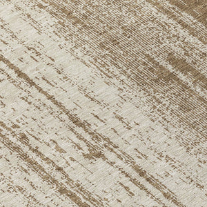 Homeroots 3' Artichoke Green And Ivory Striped Washable Indoor Outdoor Area Rug For Stylish Living Spaces 8' Round Polyester 589862