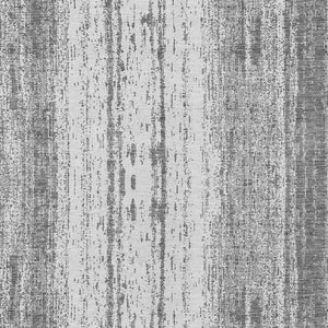 Homeroots 3' Artichoke Green And Ivory Striped Washable Indoor Outdoor Area Rug For Stylish Living Spaces 9' X 12' Polyester 589876