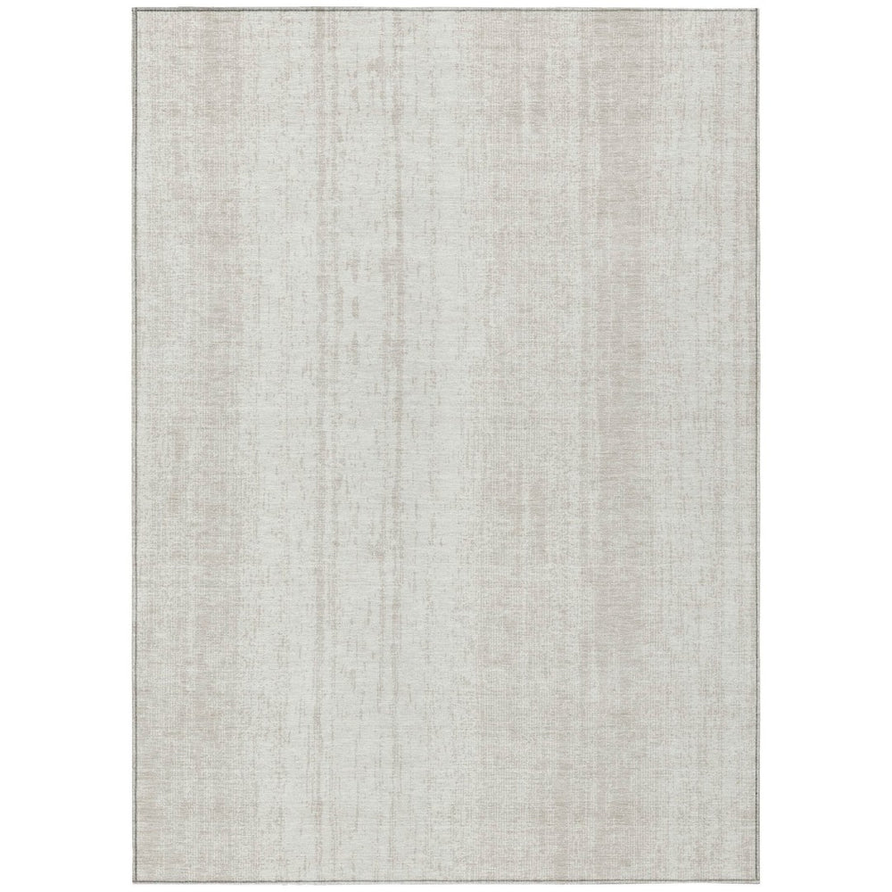 HomeRoots 9' Elegant Ivory and Beige Striped Indoor Outdoor Area Rug - Durable, Washable & Stylish Design 9' X 12' 589882