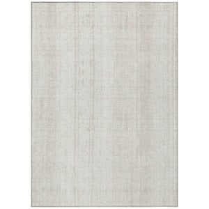 HomeRoots 9' Elegant Ivory and Beige Striped Indoor Outdoor Area Rug - Durable, Washable & Stylish Design 9' X 12' 589882