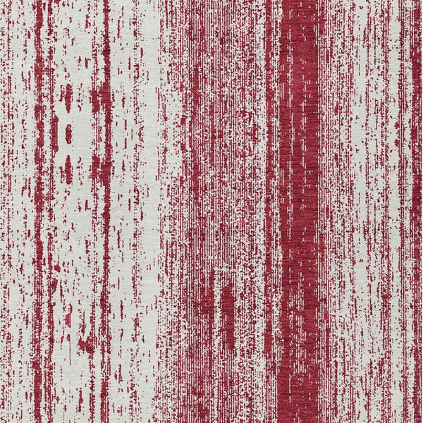 Homeroots 3' Artichoke Green And Ivory Striped Washable Indoor Outdoor Area Rug For Stylish Living Spaces 8' X 10' Polyester 589887