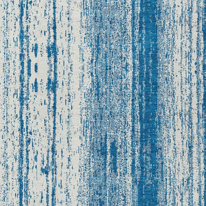 Homeroots 3' Artichoke Green And Ivory Striped Washable Indoor Outdoor Area Rug For Stylish Living Spaces 9' X 12' Polyester 589894