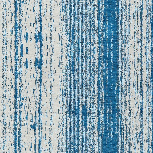 Homeroots 3' Artichoke Green And Ivory Striped Washable Indoor Outdoor Area Rug For Stylish Living Spaces 9' X 12' Polyester 589894