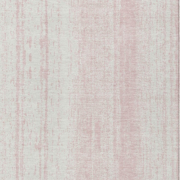 Homeroots 3' Artichoke Green And Ivory Striped Washable Indoor Outdoor Area Rug For Stylish Living Spaces 5' X 8' Polyester 589897