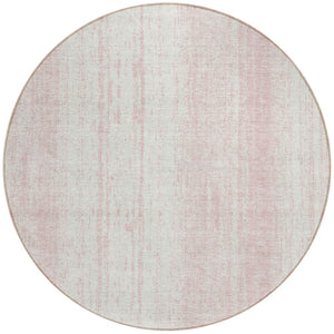 Homeroots 3' Artichoke Green And Ivory Striped Washable Indoor Outdoor Area Rug For Stylish Living Spaces 8' Round Polyester 589898